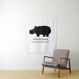 Tapete De Parede Hippopotamus