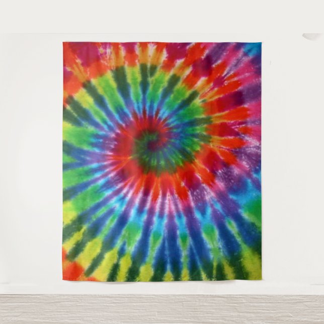 Tapete De Parede Hippy Tie Dye 60s (Frente)