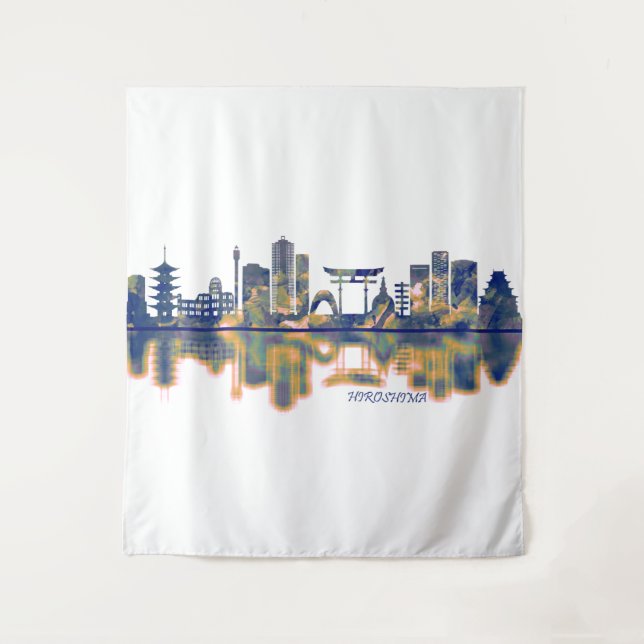 Tapete De Parede Hiroshima Skyline (Frente)