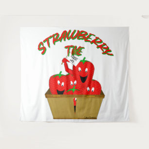 Tapete De Parede Horário de Morango!