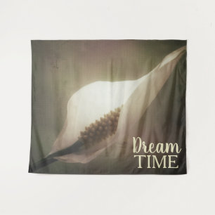 Tapete De Parede Horário do Sonho Floral da Peace Lily