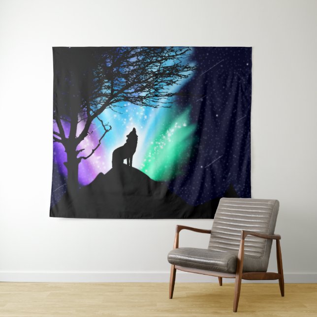 Tapete De Parede Howl à meia-noite (In Situ (Horizontal))