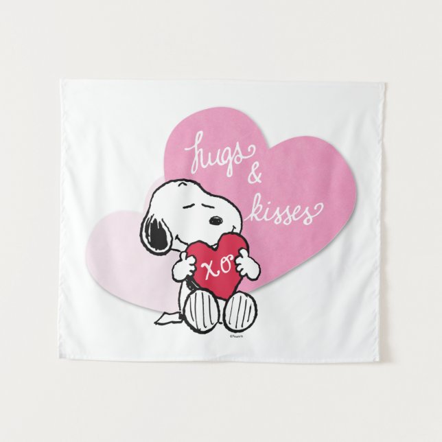 Tapete De Parede Hugs & Kisses de Snoopy (Frente (Horizontal))