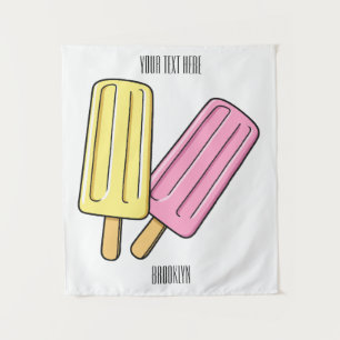 Tapete De Parede Ice pop cartoon