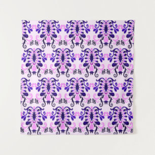 Tapete De Parede Ikat Watercolor: Étnica Tribal Sem Olhos