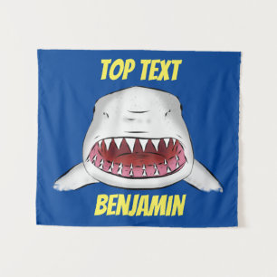 Tapete De Parede ilustração da média dos desenhos animados de tubar