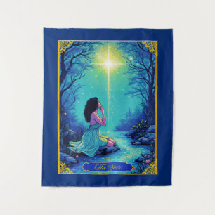 Tapete De Parede Ilustração da Placa Tarot, A Estrela