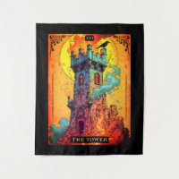 Ilustração da Placa Tarot, A Torre