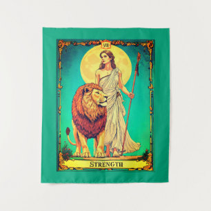 Tapete De Parede Ilustração de Carta de Tarot, Força