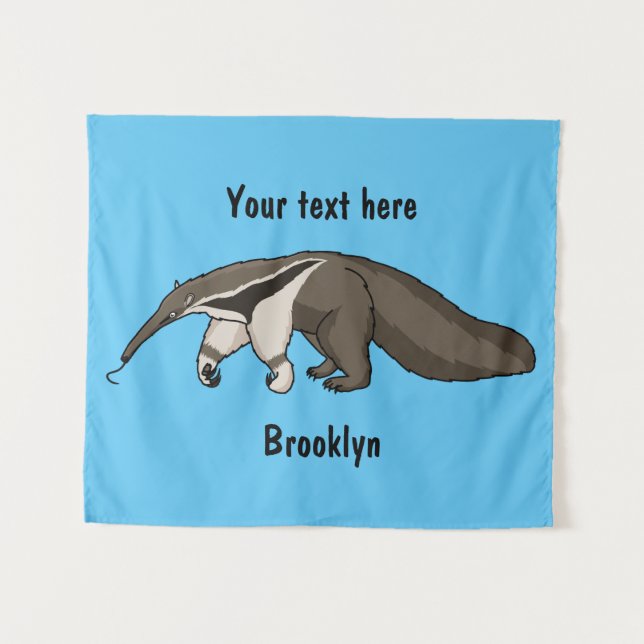 Tapete De Parede Ilustração de desenho animado alegre de uma acompa (Frente (Horizontal))