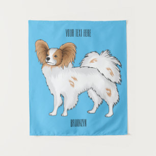 Tapete De Parede Ilustração de desenho animado de Papillon