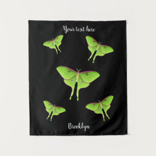 Tapete De Parede Ilustração do desenho animado de Luna Moth