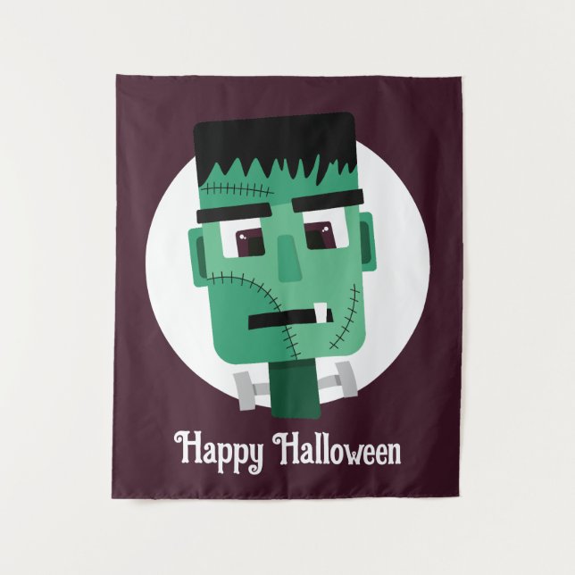 Tapete De Parede Ilustração do Monstro de Frankenstein (Frente)