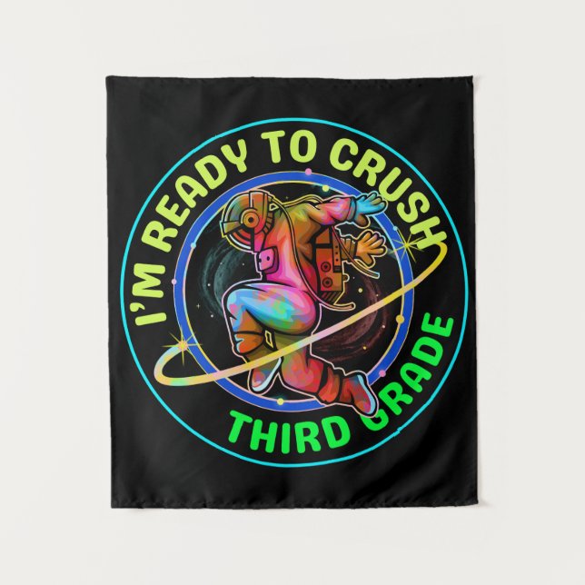Tapete De Parede I'm ready to crush third grade (Frente)