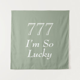 Tapete De Parede I'm So Lucky 777 Angel Number Tapestry