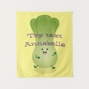 Tapete De Parede Imagem de desenho animado bonito de "baby bok choy