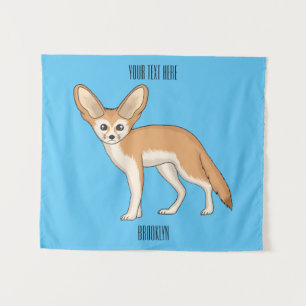 Tapete De Parede Imagem de desenho animado de fennec fox