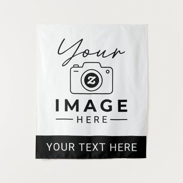Tapete De Parede Imagem e Texto Personalizados (Frente)