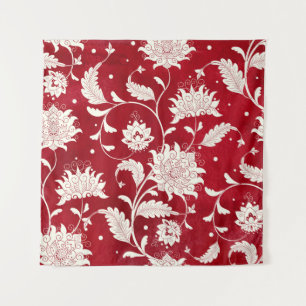 Tapete De Parede Imitação da porcelana chinesa: pintura floral