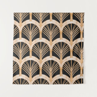 Tapete De Parede Imitação Dourada: deco de aquarela.