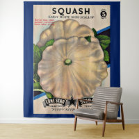 impressão de squash branco do pacote de sementes d