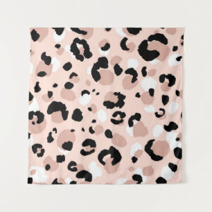 Tapete De Parede Impressão em animais-leopardo Abstrato moderno