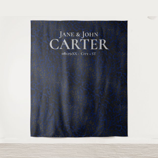 Tapete De Parede Impressão Negra-Negra-Elegante Panorâmica Panorâmi (Frente)