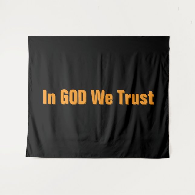 Tapete De Parede In GOD We Trust (Frente (Horizontal))