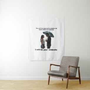 Tapete De Parede Incentivar a poster de amizade e apoio