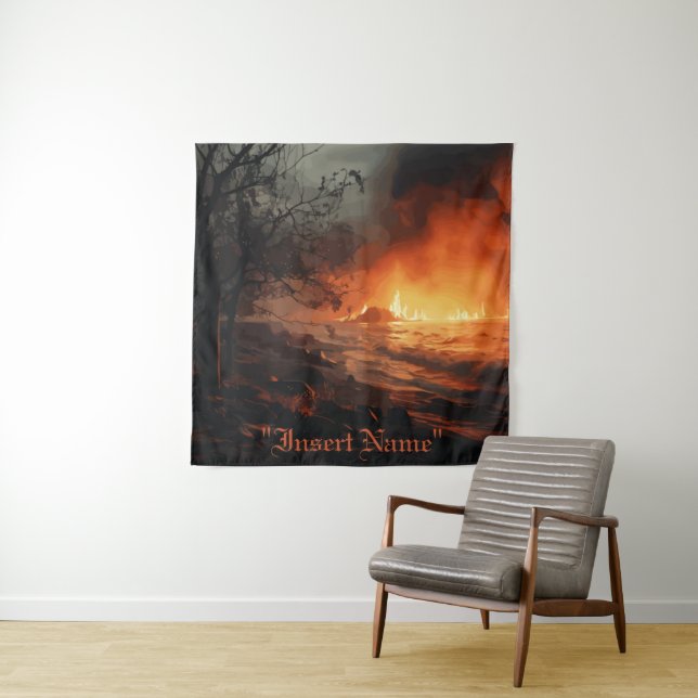 Tapete De Parede Inferno (In Situ)