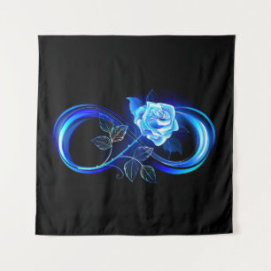 Tapete De Parede Infinito brilhante com rosa azul