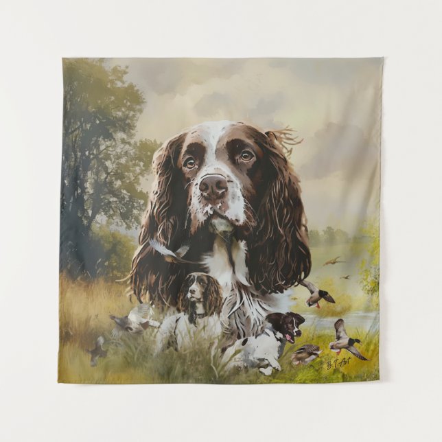 Tapete De Parede Inglês Springer Spaniel (Frente)