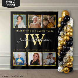Tapete De Parede Inicial Gold Personalizado Fundo de Aniversário co