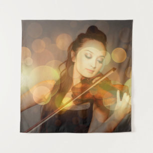 Tapete De Parede Instrumento de solistência artística violino