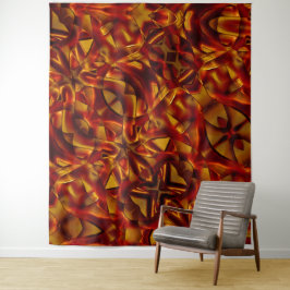 Tapete De Parede Interconexão de gravatas de laranja queimadas, efe