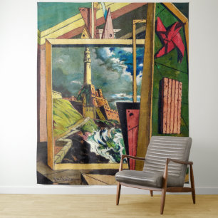 Tapete De Parede Interior Metafísico 1917 Giorgio de Chirico