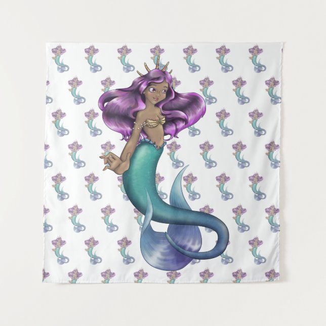 Tapete De Parede Iole de Sereia (Frente)