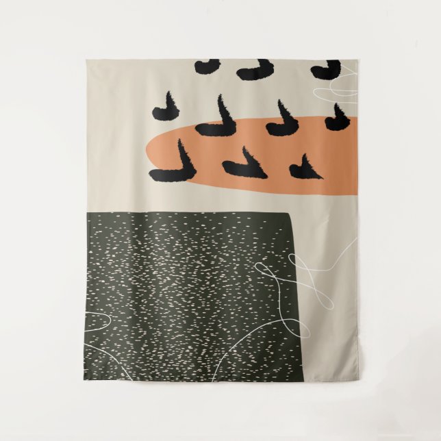 Tapete De Parede Ir para casa #ilustração #abstrato (Frente)