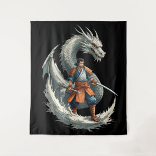 Tapete De Parede Ira do Dragão: O Samurai Desperta / Arte Antiga