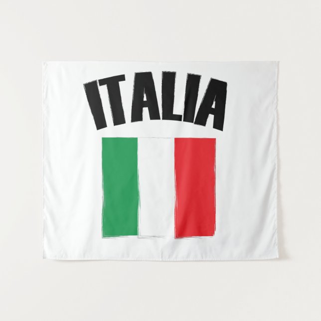 Tapete De Parede Italia Flag Itália (Frente (Horizontal))