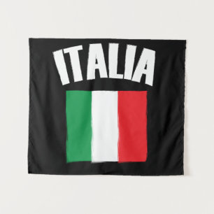 Tapete De Parede Italia Flag Soccer Fan