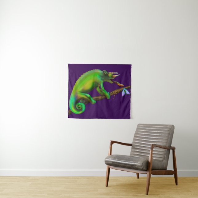 Tapete De Parede Jackson’s Chameleon Aiming  (In Situ (Horizontal))