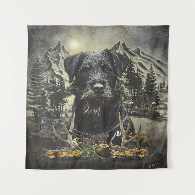 Tapete De Parede Jagdterrier - versátil cão caçador (Frente)