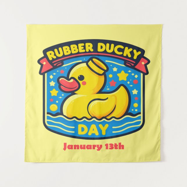 Tapete De Parede Jan 13 - Rubber Ducky Day (Frente)