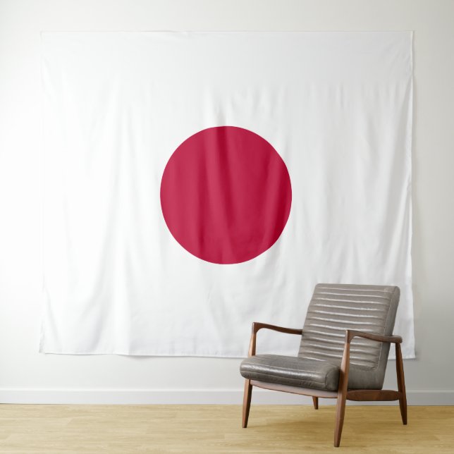 Tapete De Parede Japão - Bandeira japonesa - Hinomaru (In Situ (Horizontal))