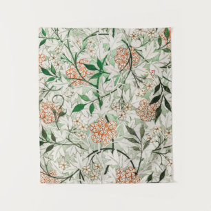 Tapete De Parede Jardim de Jasmin de William Morris Flor Clássica