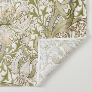 Tapete De Parede Jardim de Lírio Dourado Clássico de William Morris