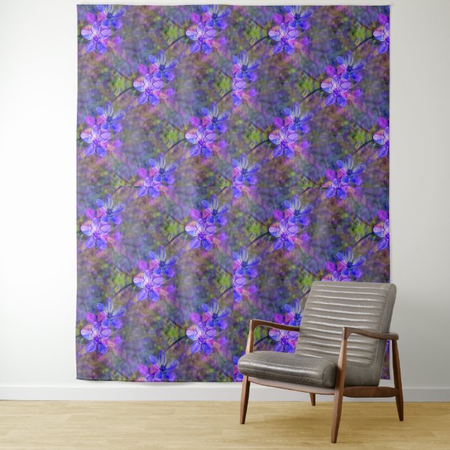 Tapete De Parede Jardim de Violetas...... (In Situ)