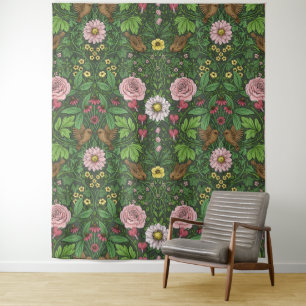 Tapete De Parede Jardim selvagem em verde