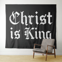 Jesus Cristo É Rei Arte Grunge Gothic Blackletter